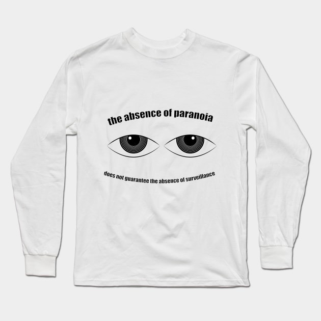 Paranoia Long Sleeve T-Shirt by Mephiles